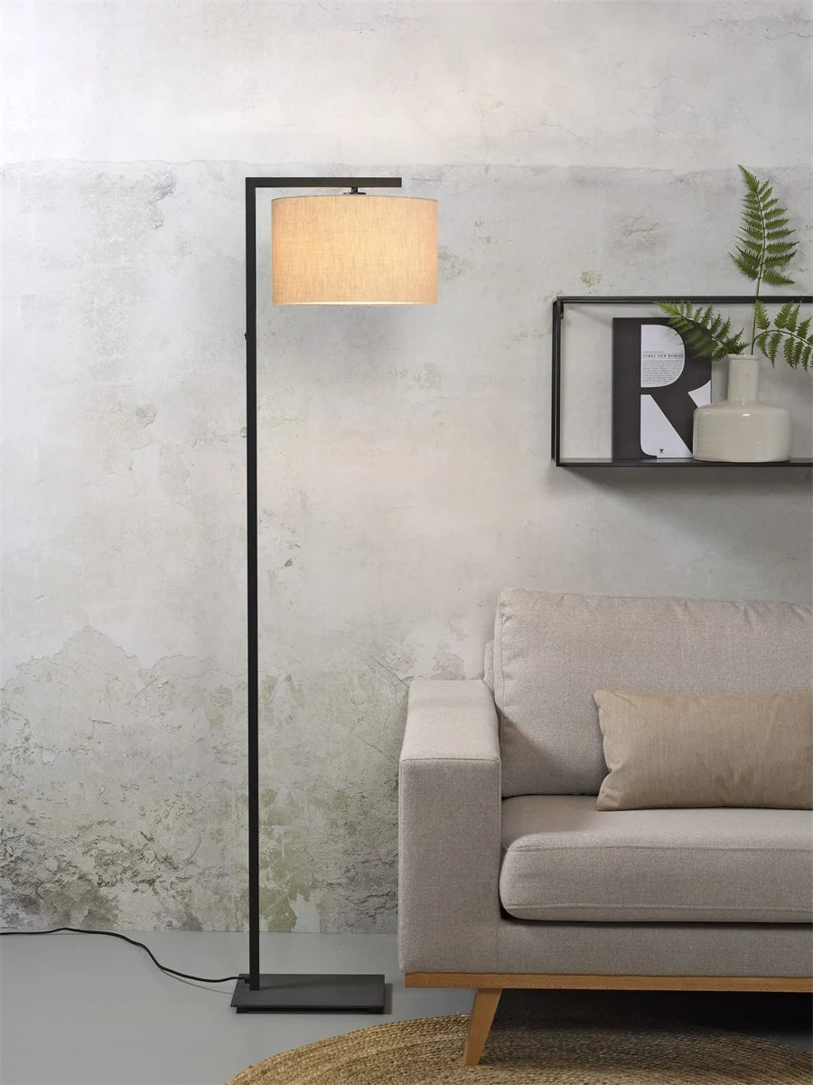 It's About Romi - Lampe sur Pied "Boston" - Noire - Abat-jour H.20 - H.160