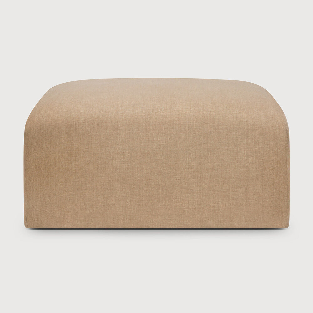 Ethnicraft - Canapé modulaire Bulky – Element Repose Pieds - 80 x 60 x H40