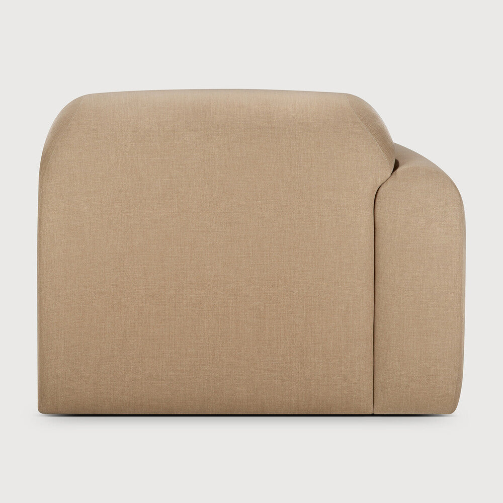 Ethnicraft - Canapé modulaire Bulky – Element avec accoudoirs - 95 x 95 x H75
