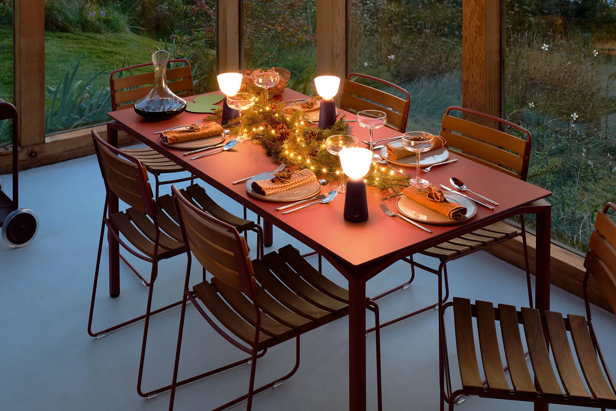 Fermob - Indoor - Table Calvi - 4 Coloris - Dim. 160 x 80 x H74