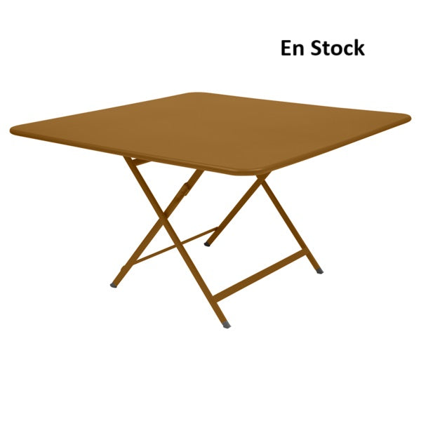 Fermob - Caractère - Table carrée - 128 x 128 x H74 - Pain d'épices (En stock)