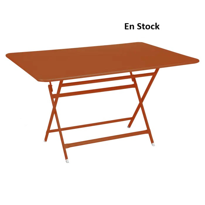Fermob - Caractère - Table -  128 x 90 x H74 - Orange Confite (En stock)