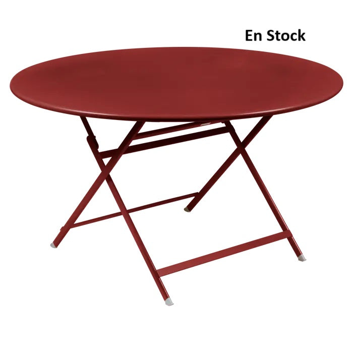 Fermob - Caractère - Table Ronde - Diamètre 128 cm - Piment (En stock)