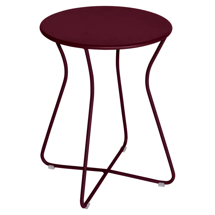Fermob - Cocotte - Tabouret Hauteur 45 - Cerise Noire