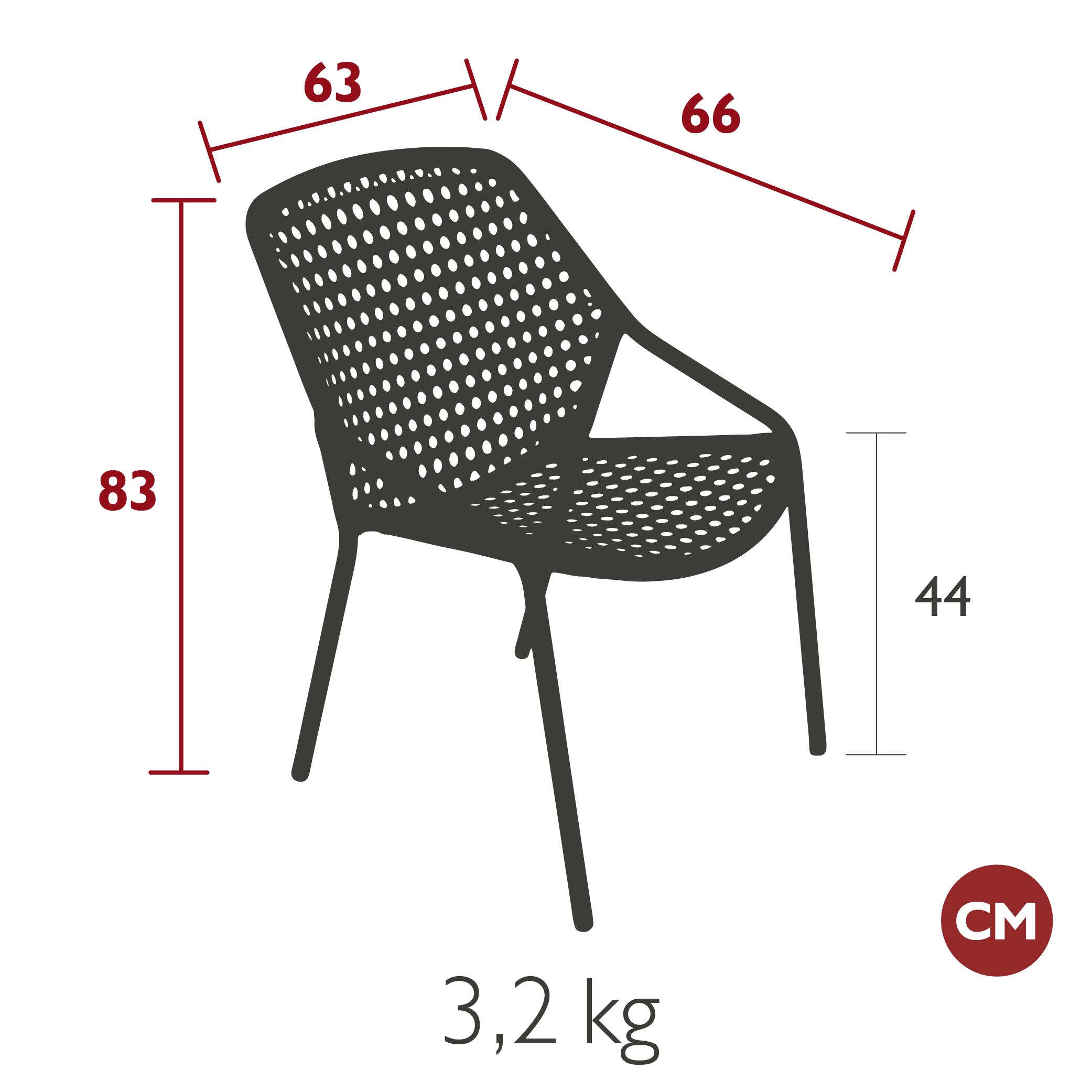 Fermob - Croisette - Fauteuil Lounge - 4 Coloris
