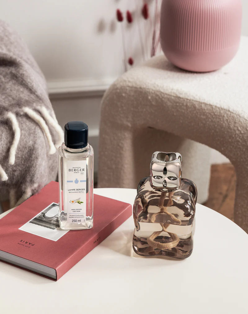 Lampe Maison Berger - Coffret Cosy - Marron - Parfum Musc Cocoon