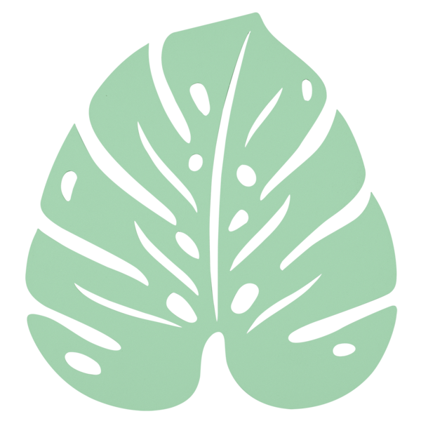 Fermob - Dessous de Plat Monstera - Opaline