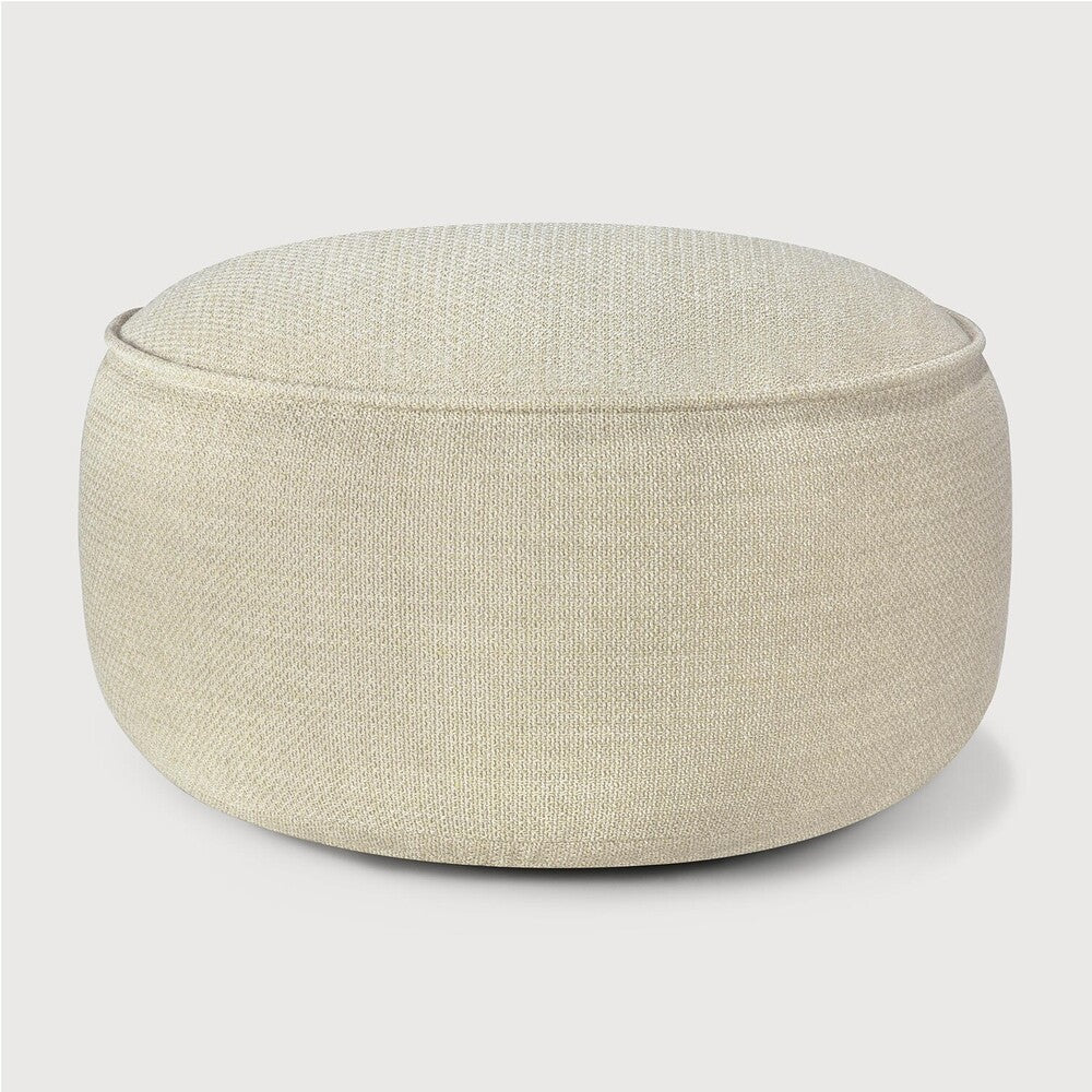 Ethnicraft - Outdoor - Pouf Donut Natural, Mocha ou Marsala - diamètre 80 x H 43
