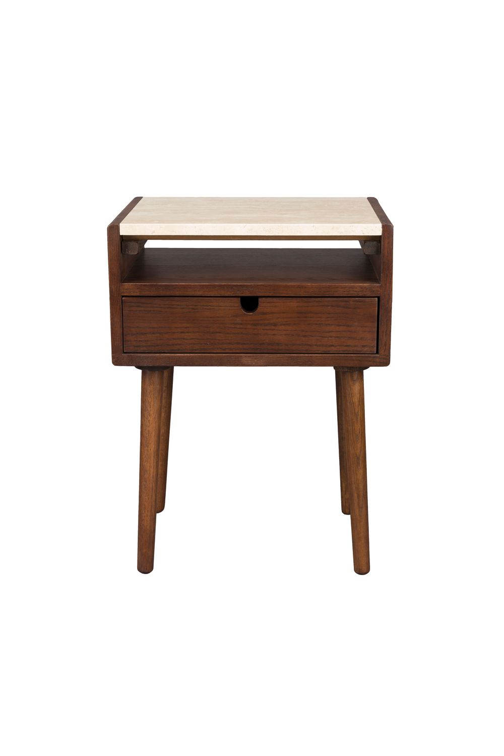 Dutchbone - Arda - Table d'appoint - Coloris brun - 35 x 45 x H60