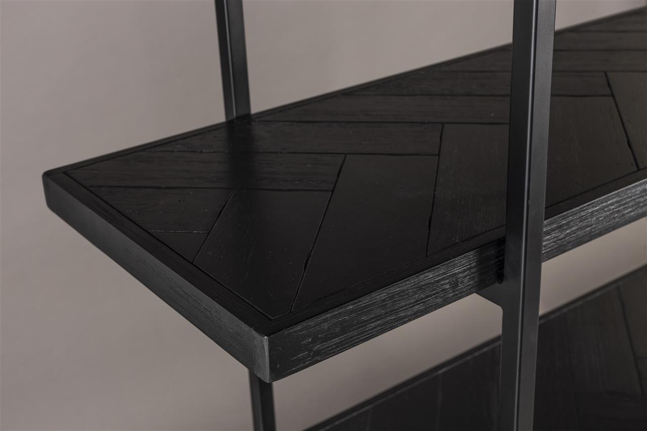 Dutchbone - Etagère Class - Finition noire - 140 x 40 x H146