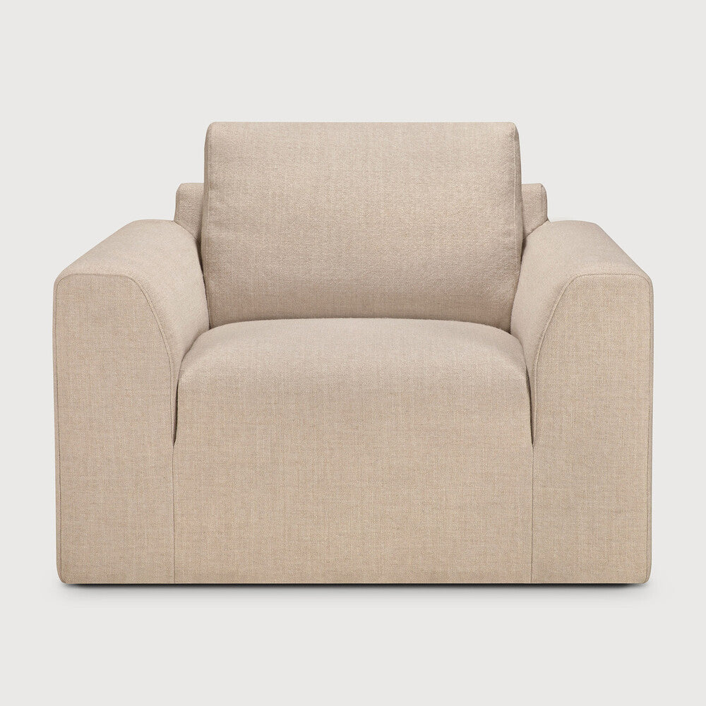 Ethnicraft - Fauteuil Ease - Tissu Leche
