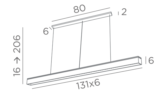 Stéphane Davidts - Galand J - Suspension - 131 x 6 / 16/206