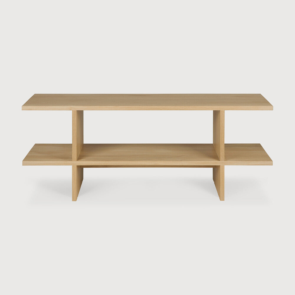 Ethnicraft - Table d'appoint Kabuki - Chêne Massif - 103 x 30 x H40