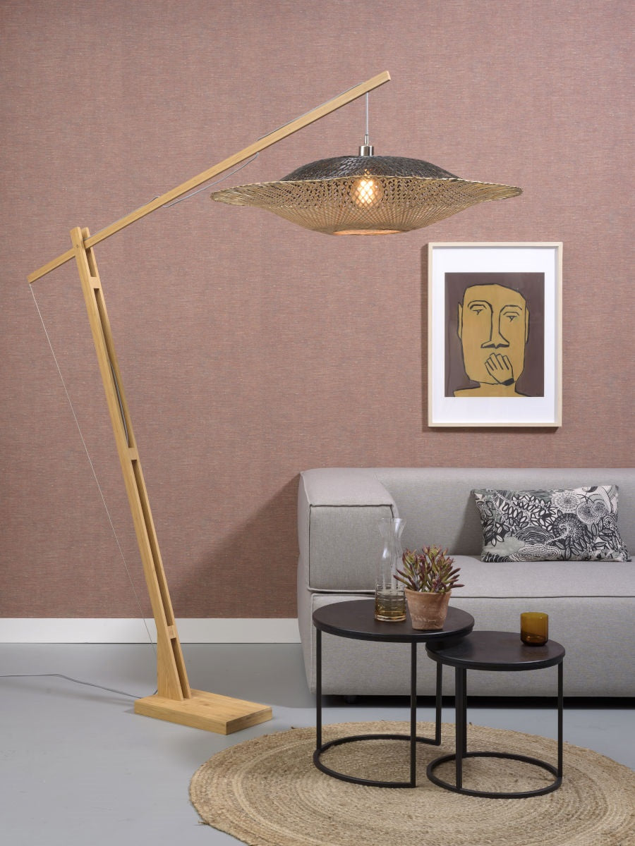 GOOD&MOJO - Lampe Sur Pied Kalimantan - H.218 - Diamètre 87 x H. 20