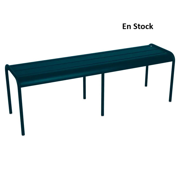 Fermob - Luxembourg - Banc 3/4 places - Bleu Acapulco (En stock)