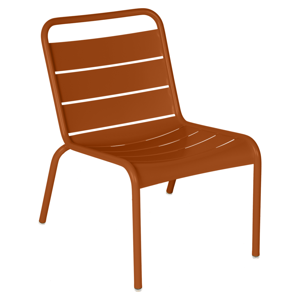 Fermob Luxembourg Chaise lounge — Orange Confite