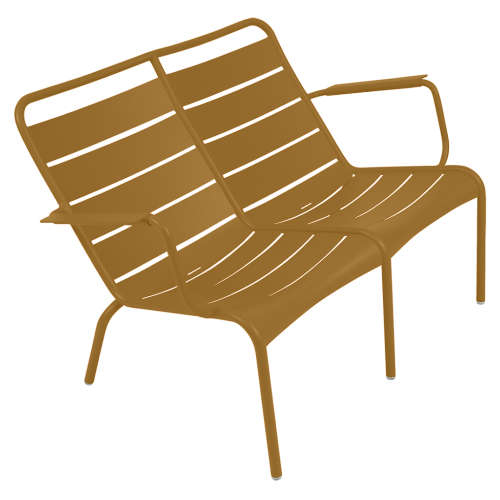 Fermob Luxembourg Fauteuil bas duo — Pain d'épices