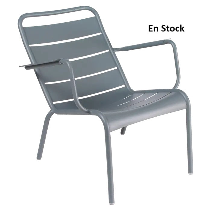 Fermob - Luxembourg - Fauteuil bas - Gris Orage (En stock)