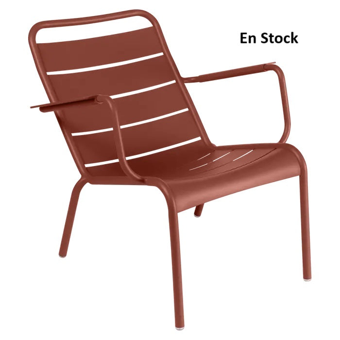 Fermob - Luxembourg - Fauteuil bas - Ocre Rouge (En stock)