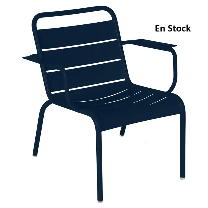 Fermob - Luxembourg - Fauteuil Lounge - Bleu Abysse (En stock)