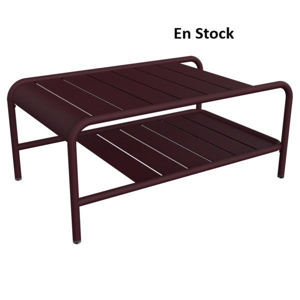 Fermob - Luxembourg - Table basse - 90 x 55 - Cerise noire (En stock)