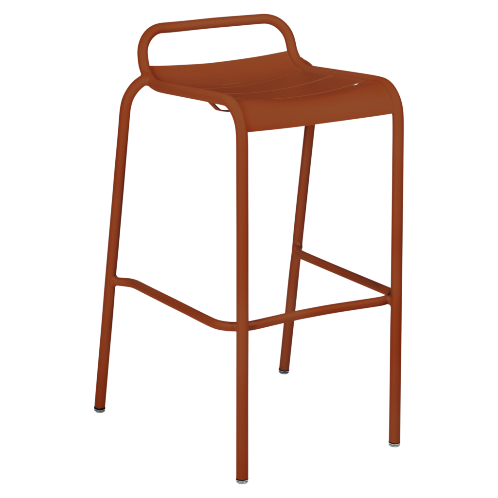 Fermob Luxembourg Tabouret de bar — Orange Confite