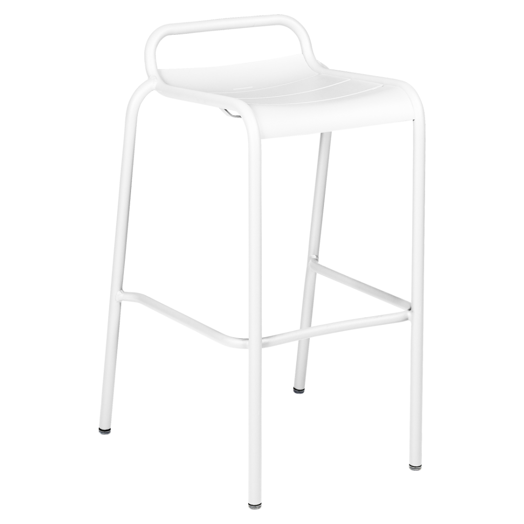 Fermob Luxembourg Tabouret de bar — Blanc coton