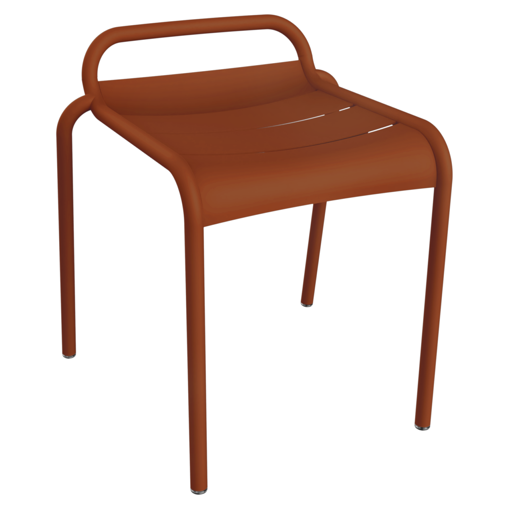 Fermob Luxembourg Tabouret — Orange Confite