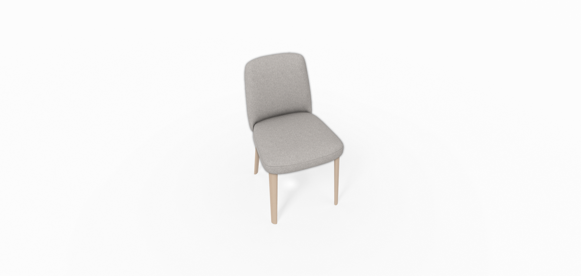 Mobitec - Chaise Lei - Pieds Hêtre et tissu catégorie 2