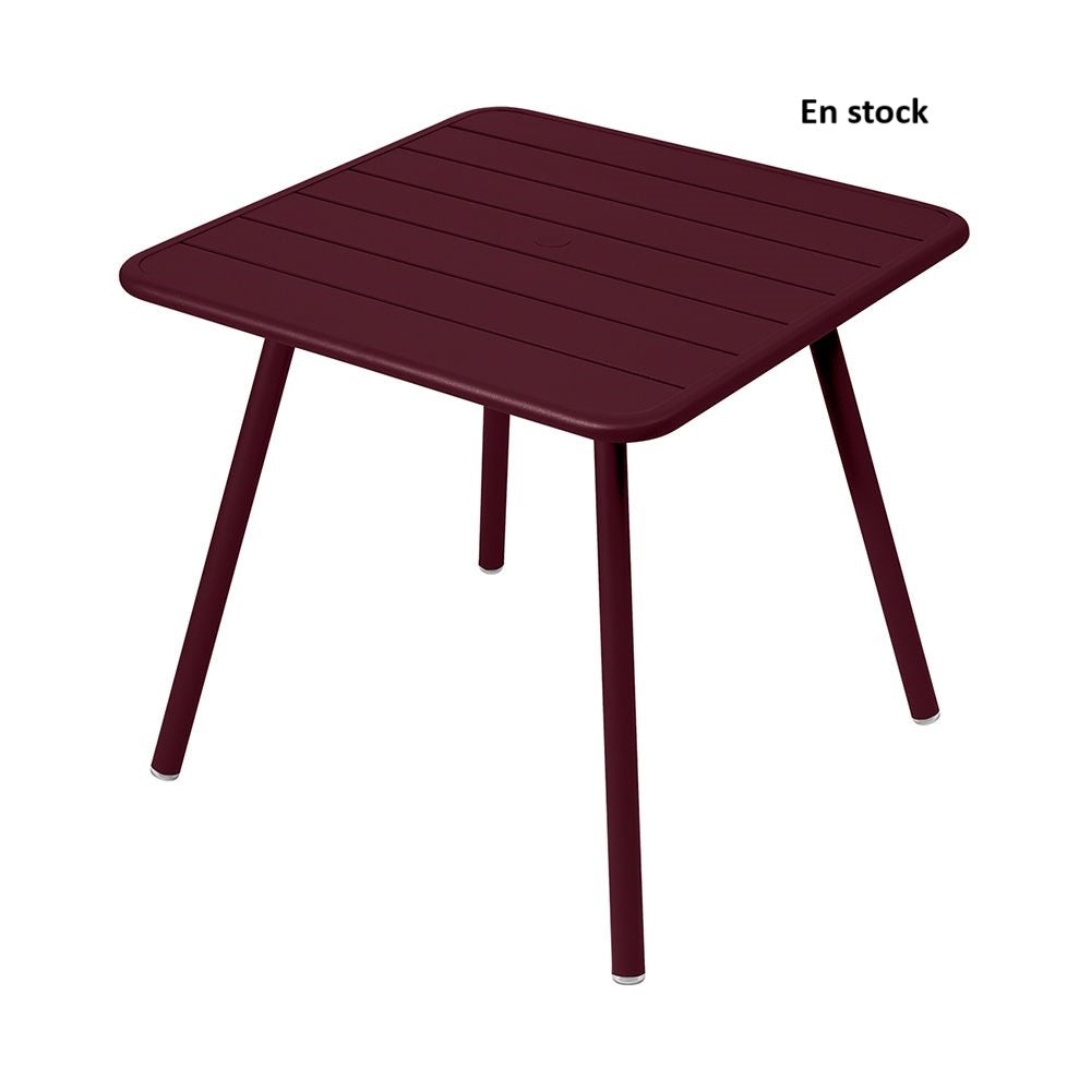 Fermob - Luxembourg - Table - 80 x 80 cm - Cerise Noire (en stock)