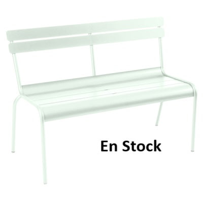 Fermob - Luxembourg - Banc 2/3 places à dossier - Menthe Glaciale - (En Stock)