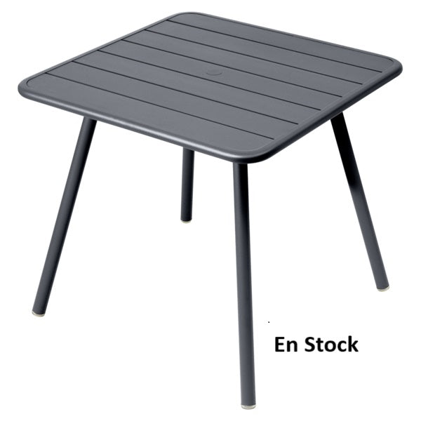 Fermob - Luxembourg - Table - 80 x 80 cm - Carbone (En stock)