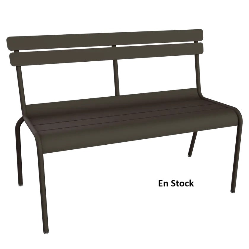 Fermob - Luxembourg - banc 2/3 places à dossier - Tonka - (En stock)