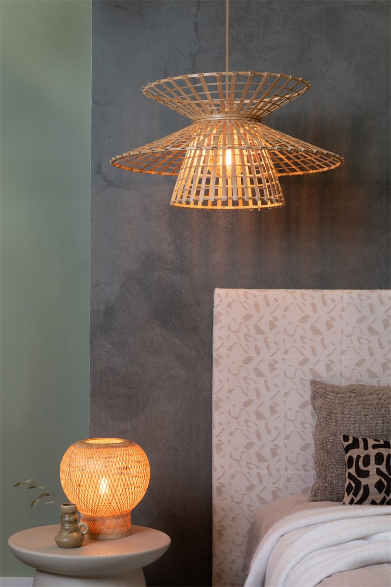GOOD&MOJO - Lampe Machu Pichu - Coloris Naturel ou Noir - Diamètre 57