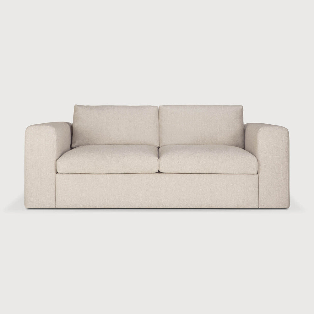Ethnicraft - Canapé Mellow - Tissus Off White - 230 X 103 XH63 - 3 places