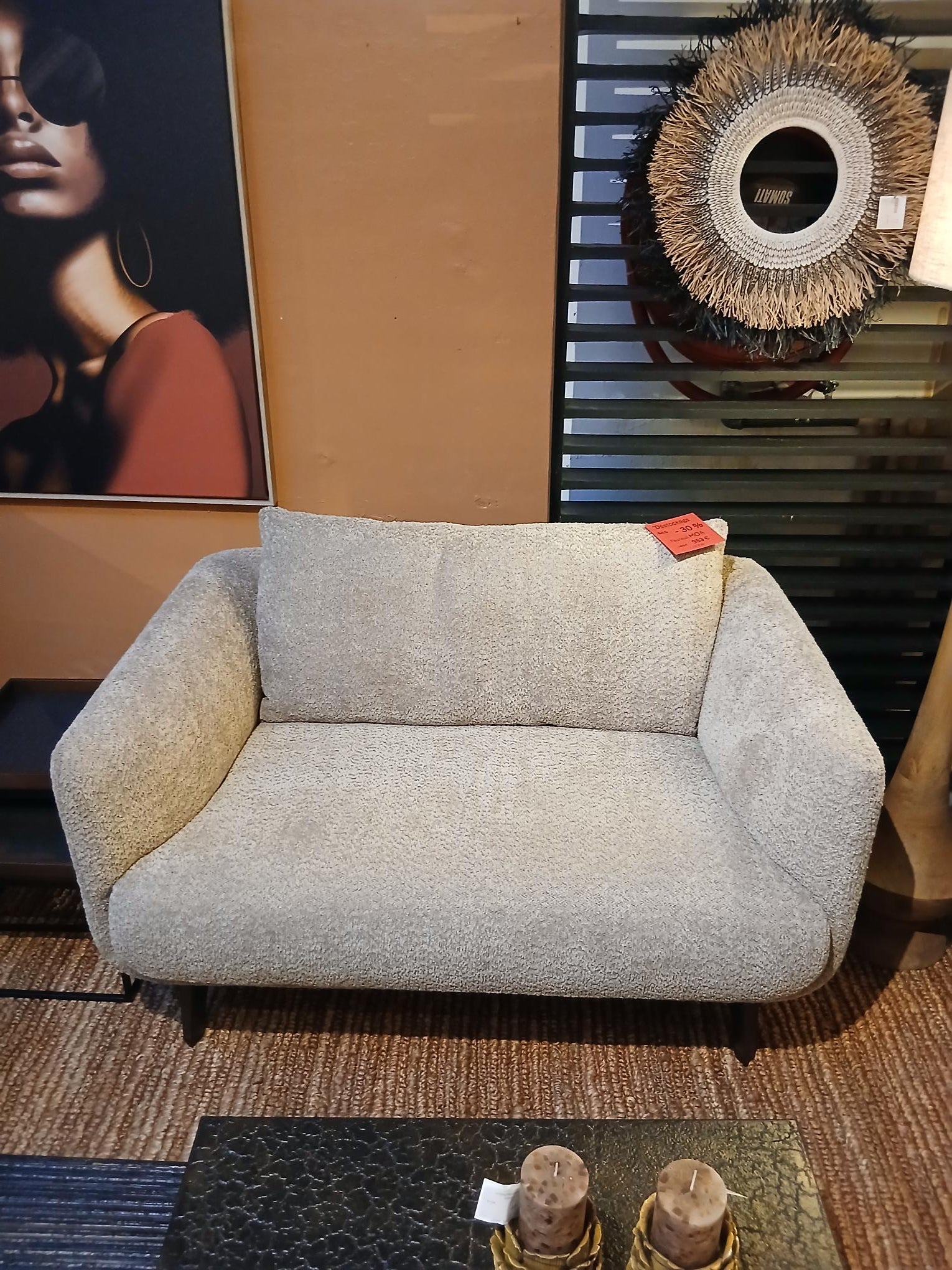 Sits - Canapé Moa - 131 x P92 - Modèle d'Exposition (-30%)