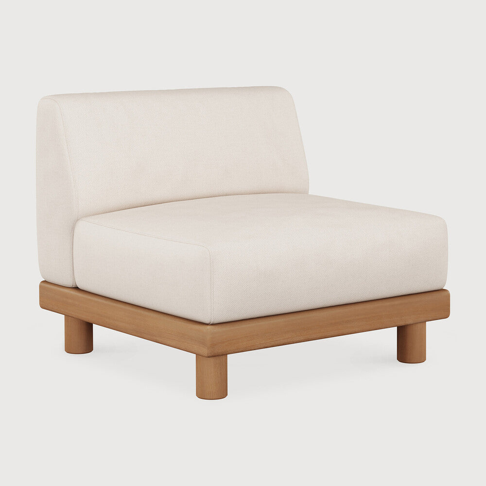 Ethnicraft - Outdoor - Monocle - Canapé modulaire - Element chauffeuse