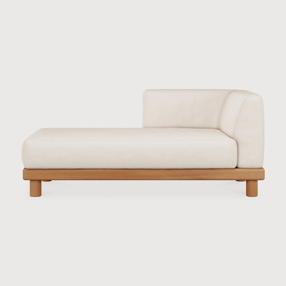Ethnicraft - Outdoor - Monocle - Canapé modulaire - Element Bench gauche