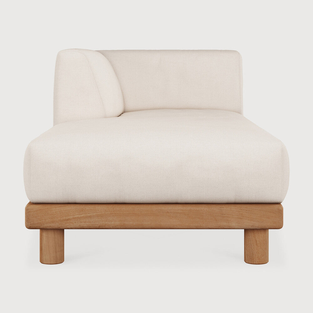 Ethnicraft - Outdoor - Monocle - Canapé modulaire - Element Bench gauche