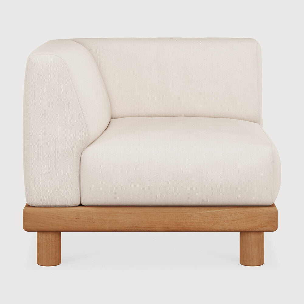 Ethnicraft - Outdoor - Monocle - Canapé modulaire - Element gauche