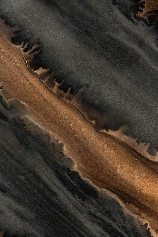 Ethnicraft - Plateau Organic Bronze Glass - round - L - 61 x 61 x H4