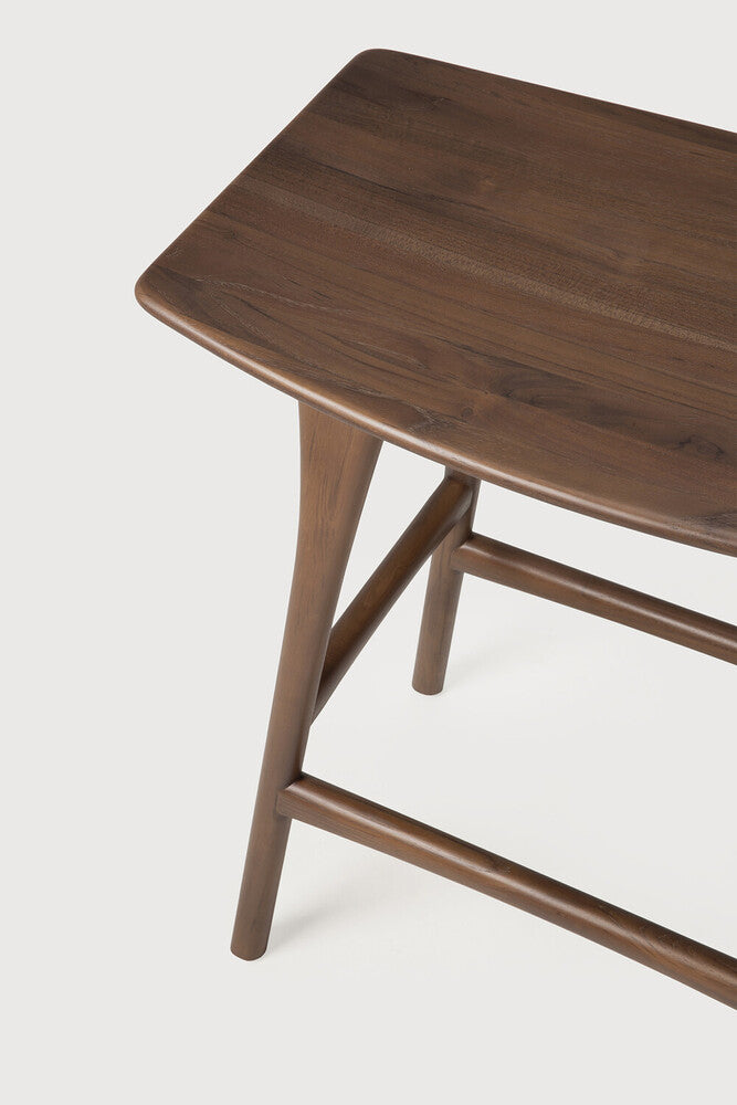 Ethnicraft - Tabouret counter Osso - Teck brun verni - H 67