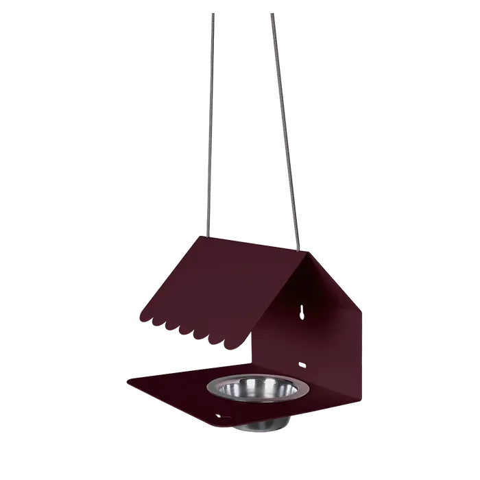 Fermob - PICOTI - Mangeoire pour oiseaux - Cerise Noire