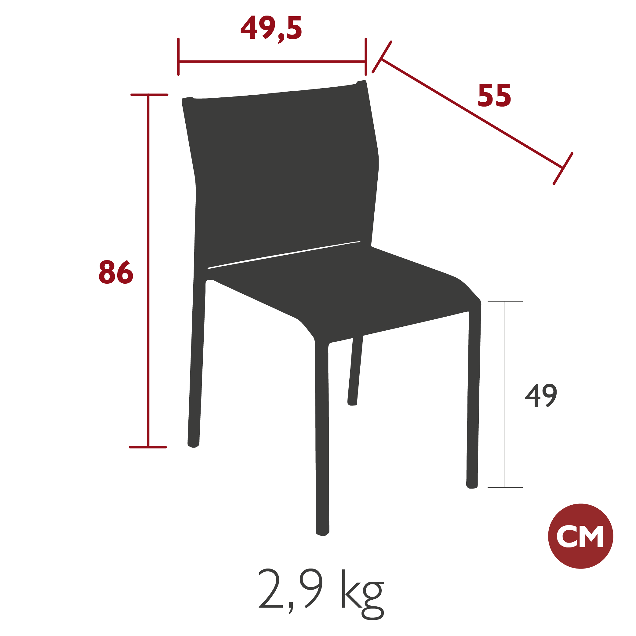 Fermob - Cadiz - Chaise Empilable