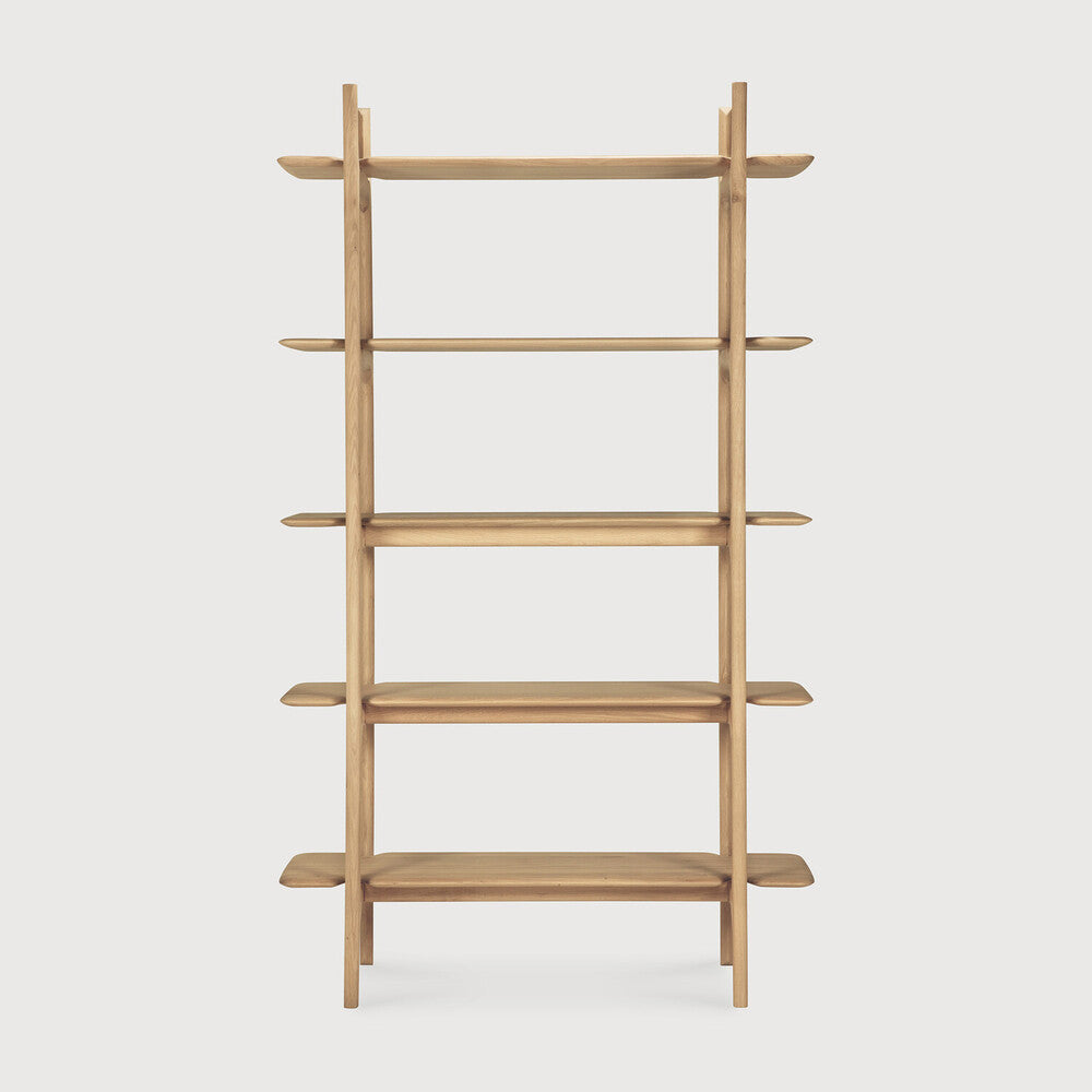 Ethnicraft - Etagère PI - Chêne Huilé - 110 x 39 x H187