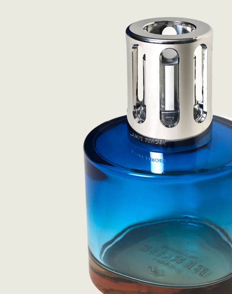 Lampe Maison Berger - Coffret Pure - Bleu-Nude - Parfum Caresse de Cotton
