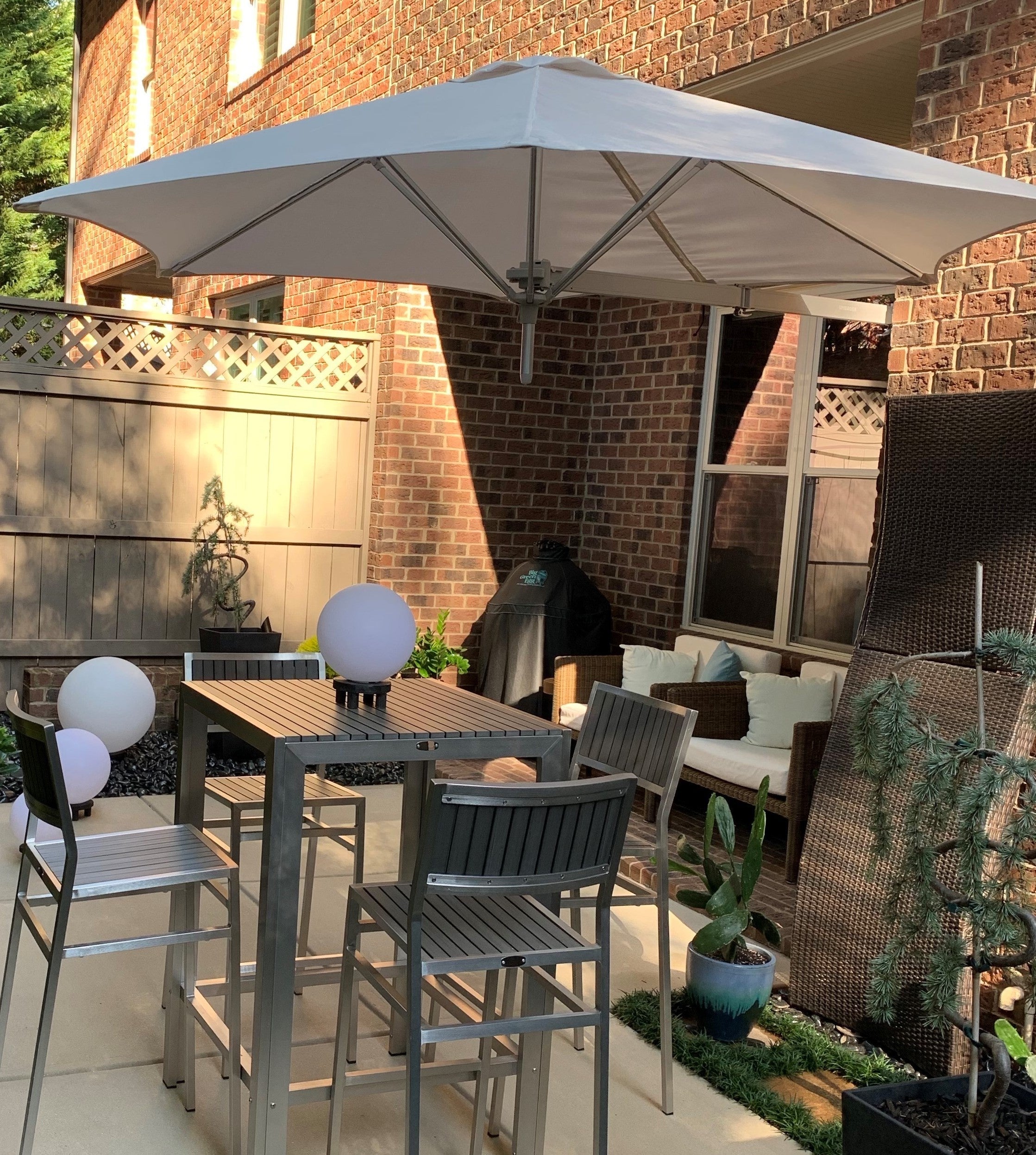 Umbrosa - Parasol Mural NEO - Rond - Diam. 3.00m - Toile Colorum