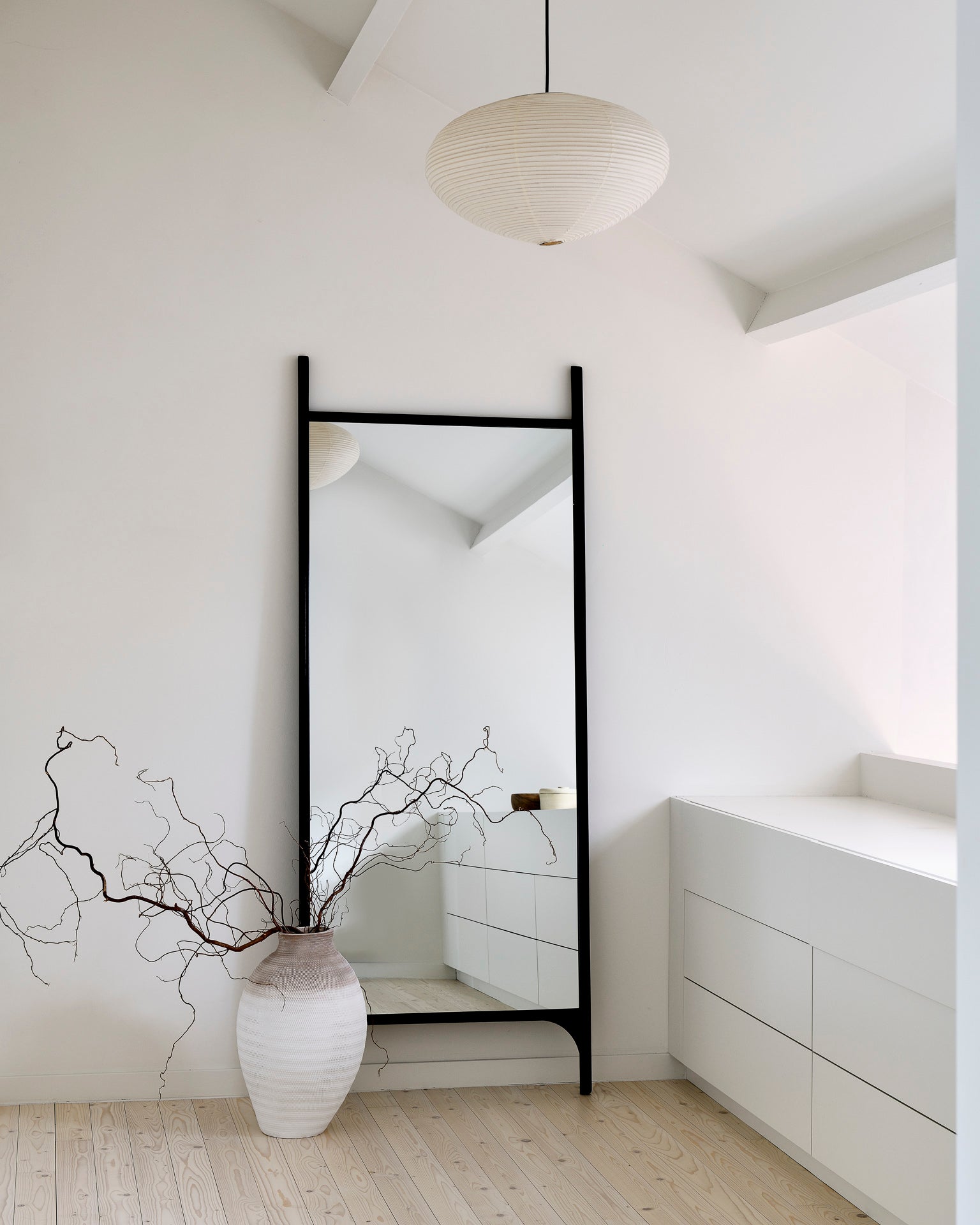 Ethnicraft - Miroir PI - Encadrement Acajou - 80 x 5 x 200