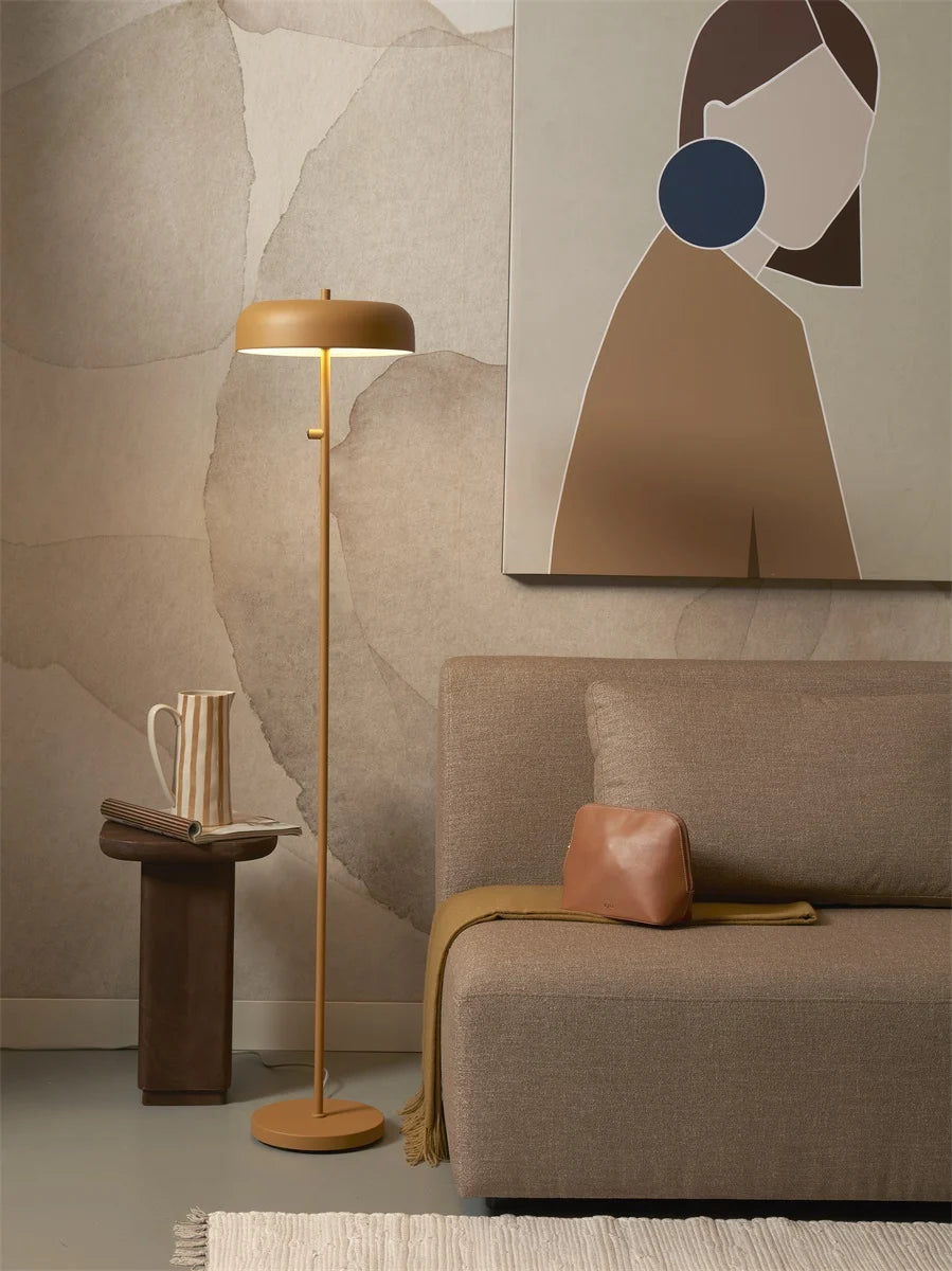 It's About Romi - Lampe sur Pied "Porto" - Moutarde/Light Grey/White - H.145