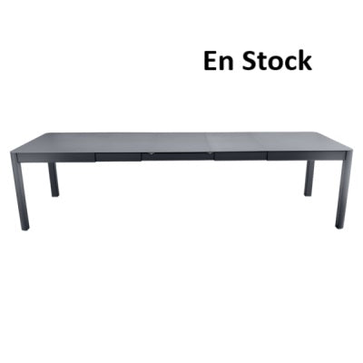 Fermob - Ribambelle - Table XL - 149/299 x 100 x H74 - Carbone (En stock)